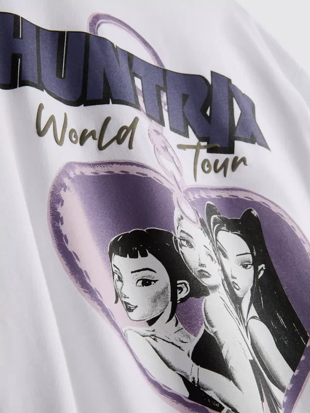 5-15yrs | kpop demon hunters oversized t-shirt