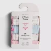 5-pack cotton rich thongs