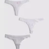 5-pack cotton thongs