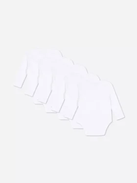 5-pack essential long sleeve bodysuits