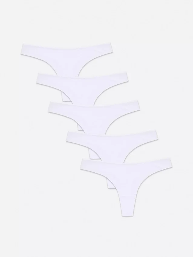5-pack essential thongs