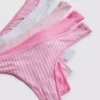 5-pack microfiber thongs