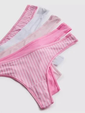 5-pack microfiber thongs