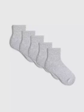 5-pack quarter crew socks