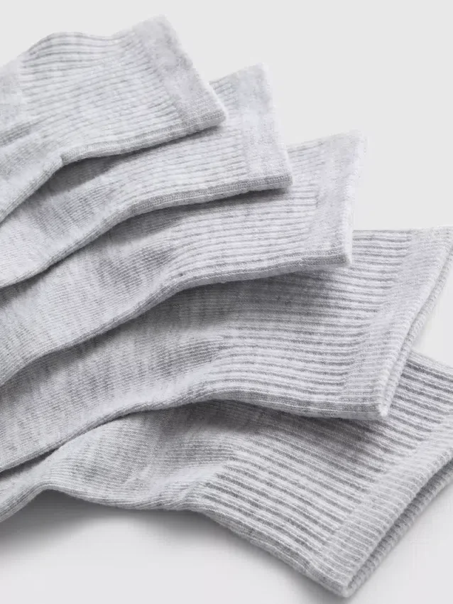 5-pack quarter crew socks