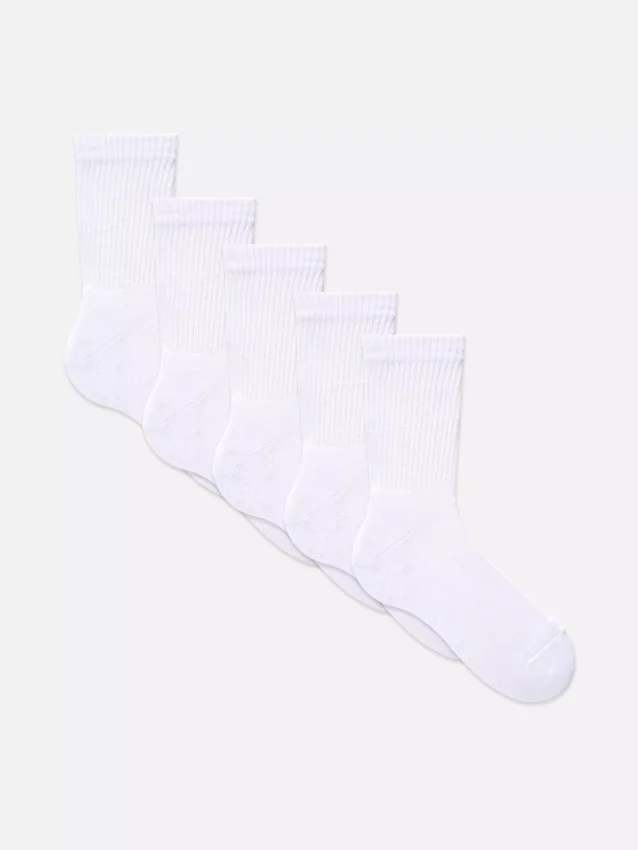 5-pack sports crew socks