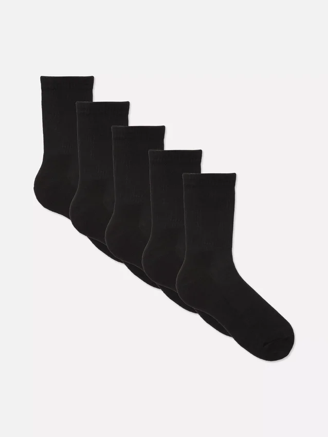 5-pack sports crew socks