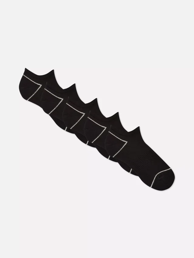 5-pack terry sneaker socks