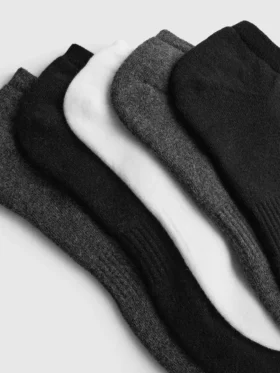 5-pack terry sneaker socks