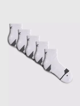 5pk active quarter crew socks