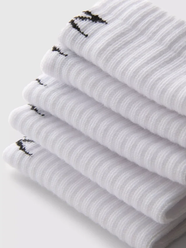 5pk active quarter crew socks