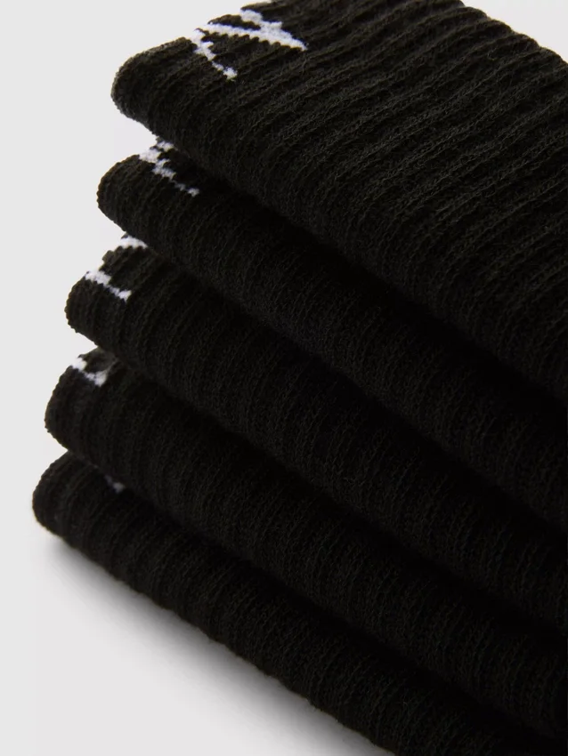 5pk active quarter crew socks