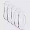 5pk cotton liner socks