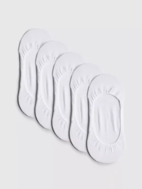 5pk cotton liner socks