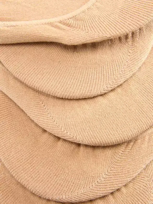5pk cotton liner socks