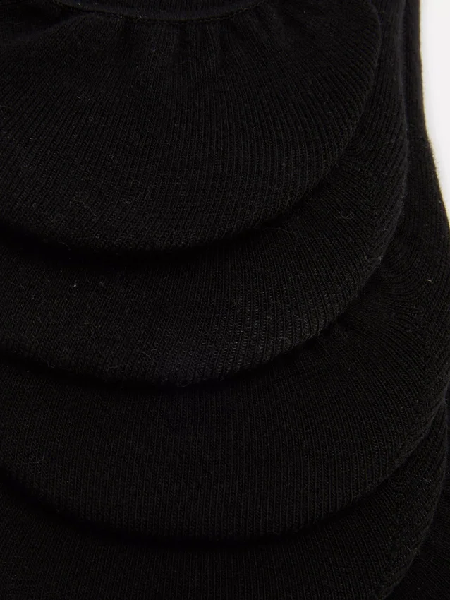 5pk cotton liner socks