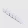 5pk cotton no-show ankle socks