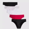 5pk cotton-rich printed brazilian briefs