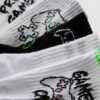 5pk gaming patterned ankle socks