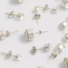 5pk gem stud earrings