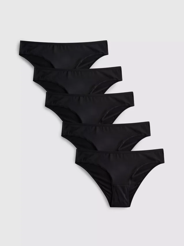 5pk microfiber brazilian briefs