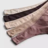 5pk neutral cotton thongs