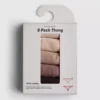 5pk neutral cotton thongs