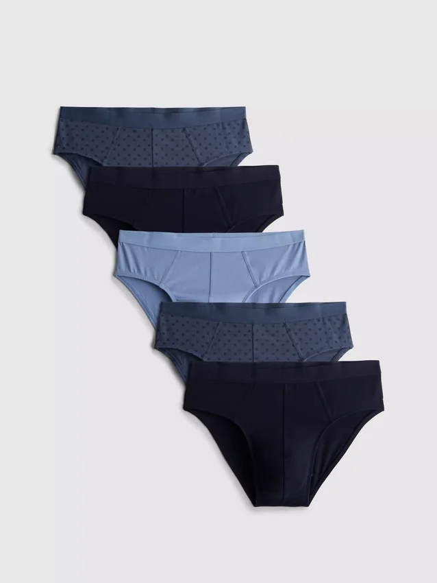 5pk patterned briefs