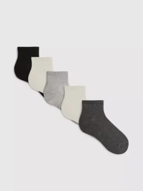 5pk quarter crew socks