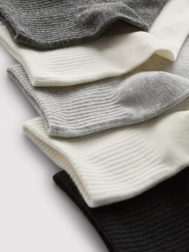 5pk quarter crew socks