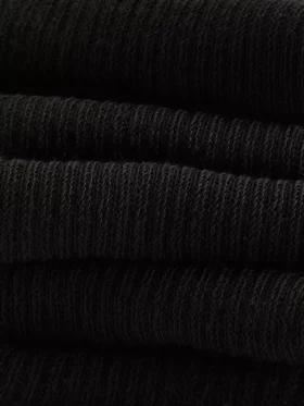 5pk ribbed quarter socks