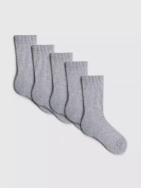 5pk ribbed socks