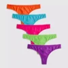 5pk seamless thongs