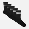 5pk stripe crew socks