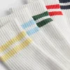 5pk stripe crew socks