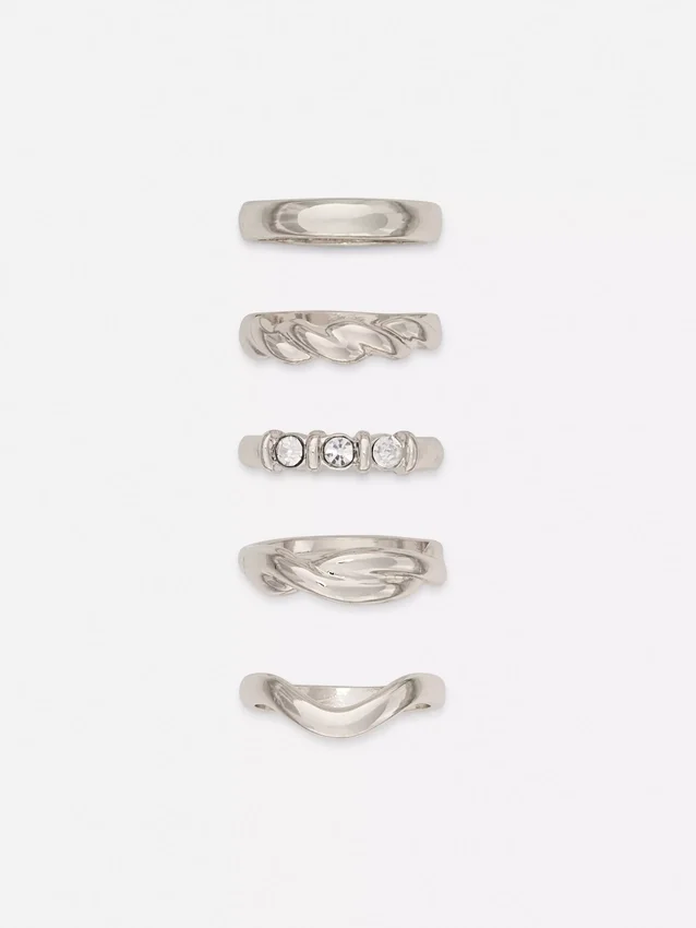 5pk various design rings
