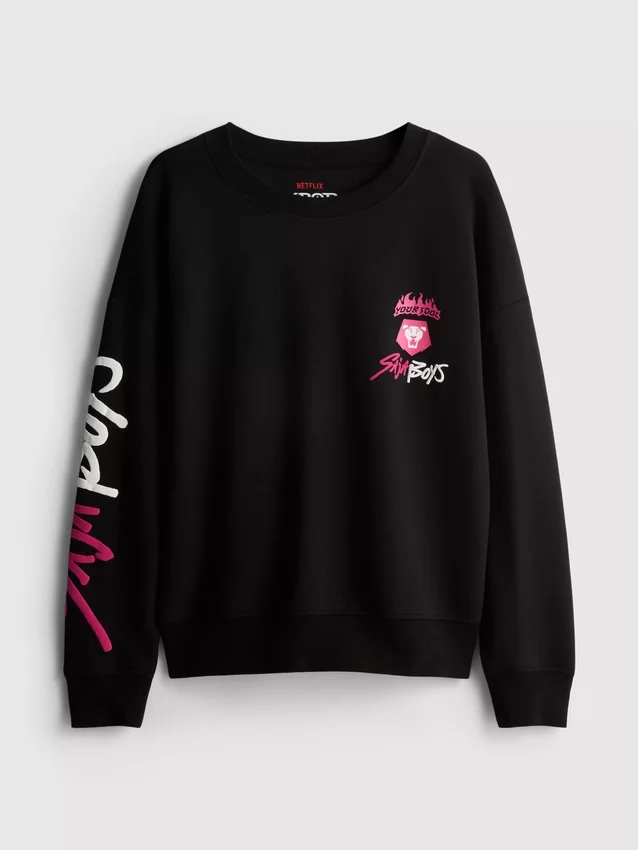 6-15yrs | kpop demon hunters graphic sweatshirt
