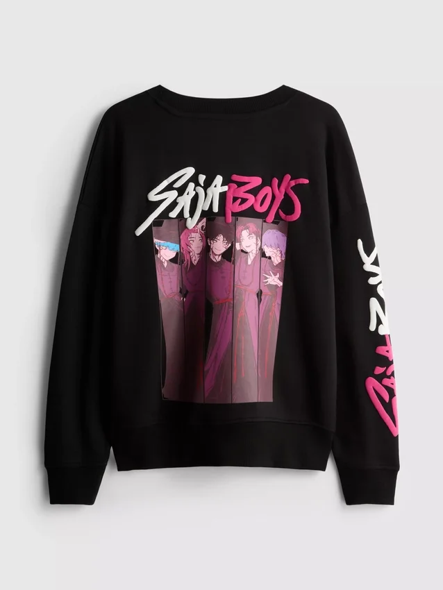 6-15yrs | kpop demon hunters graphic sweatshirt