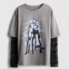 6-15yrs | kpop demon hunters lace long sleeve t-shirt