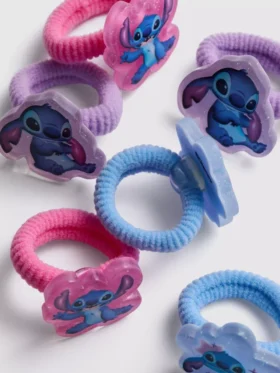 6-pack disney’s stitch ponytail holders