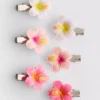 6-pack flower hair clips