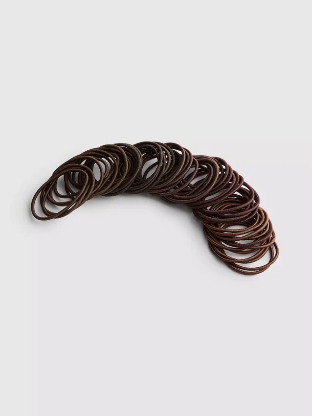 60-pack skinny hair bands
