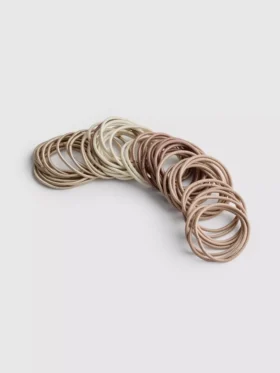 60-pack skinny hair bands