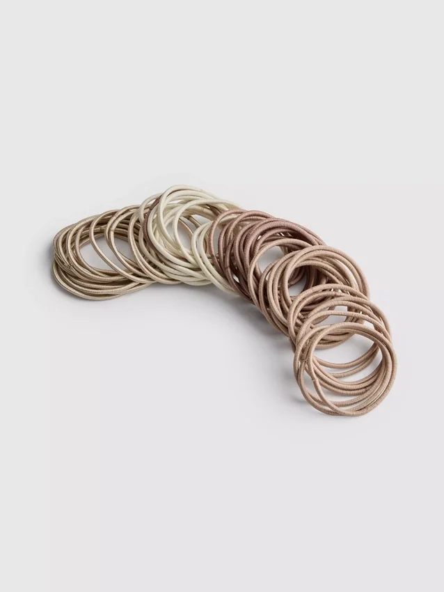 60-pack skinny hair bands