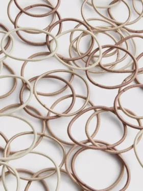 60-pack skinny hair bands