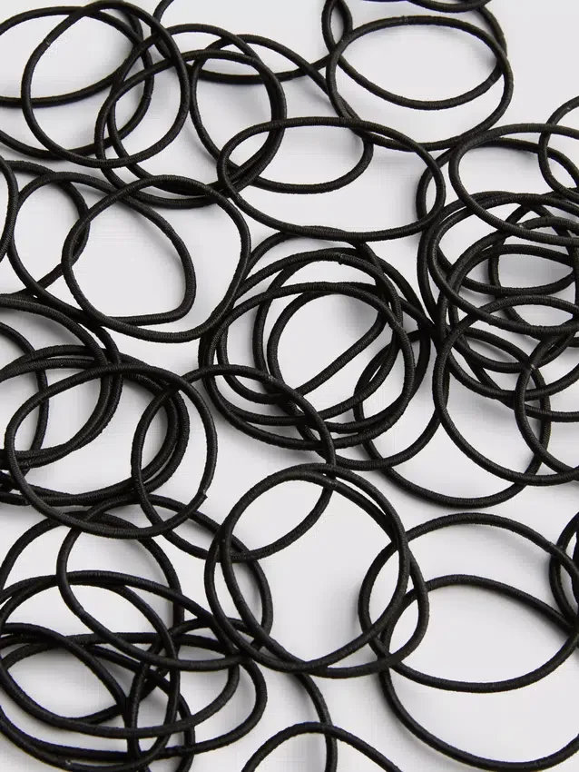 60-pack skinny hair bands