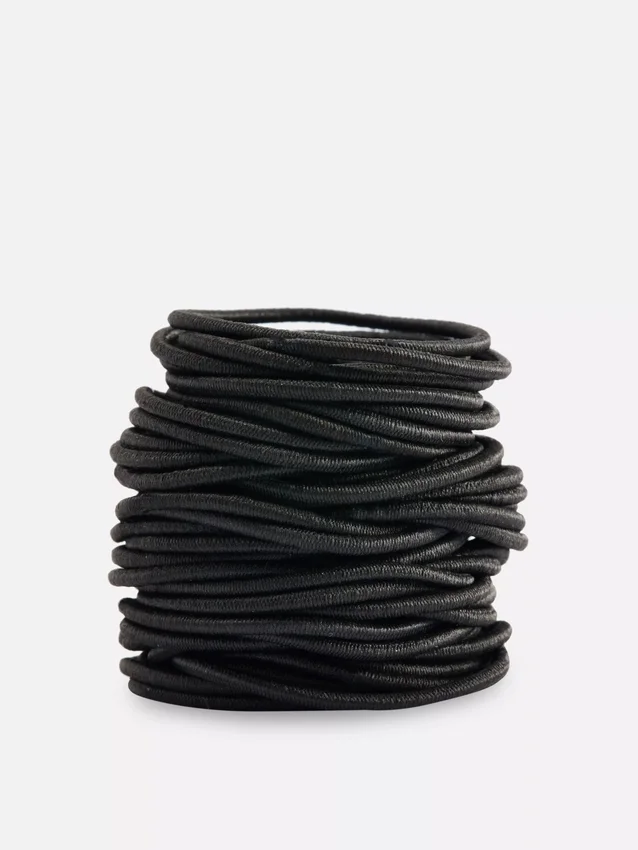 60-pack skinny ponytail holders