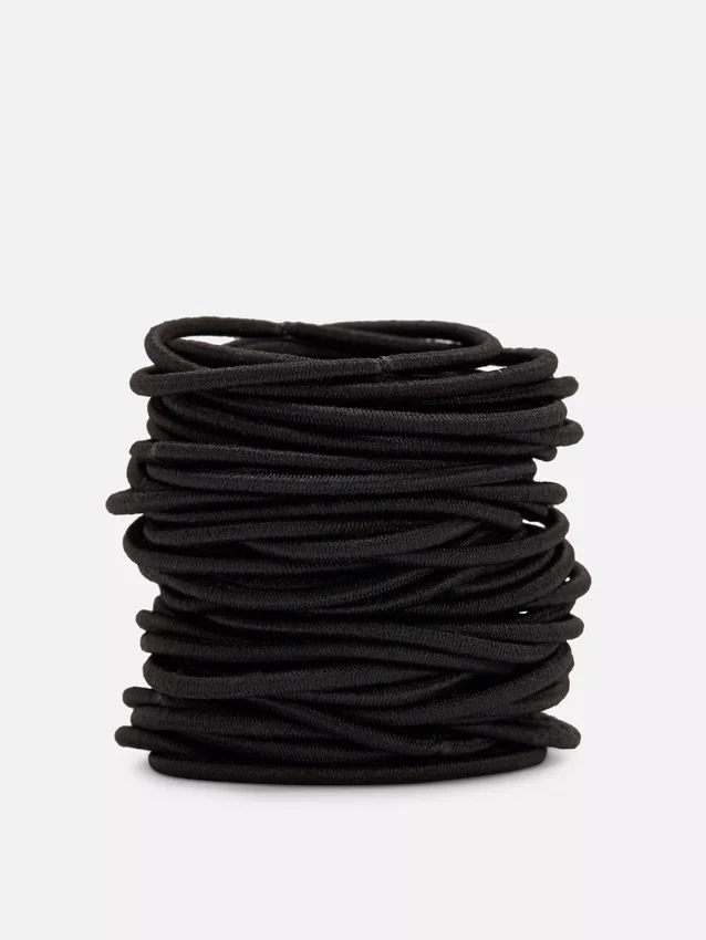 60-pack thick elastic hair bands
