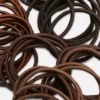 60-pack thick elastic hair ties
