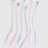6pk butterfly hair braid clips
